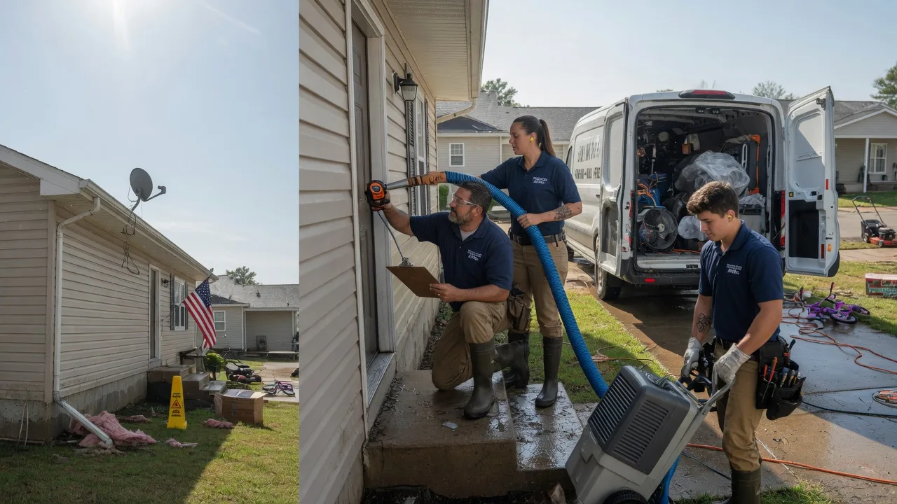 Ceiling Water Damage Restoration in Center Point, WV near me